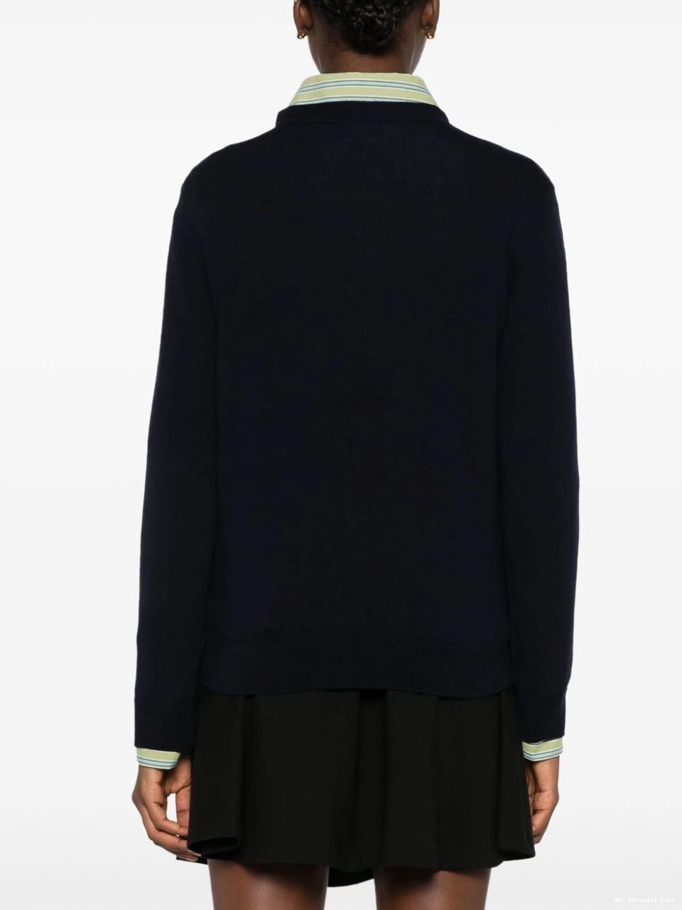 Affordable Women embroidered-logo A.P.C. sweater 0424